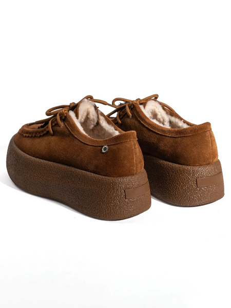 Ботинки замшевые TUFFONI 2427001VF BROWN